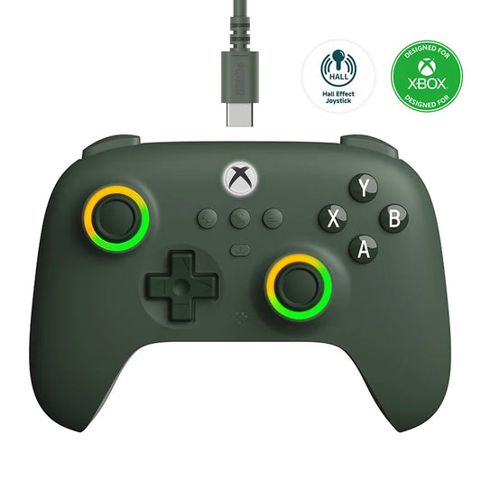 Controle Gamer 8BitDo Ultimate C com Fio para Xbox RGB e Hall