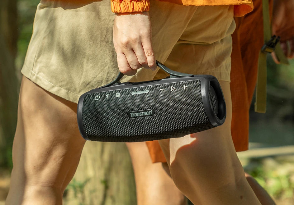 Caixa de Som Bluetooth Tronsmart Mirtune S100 50W IPX7 com Powerbank Integrado