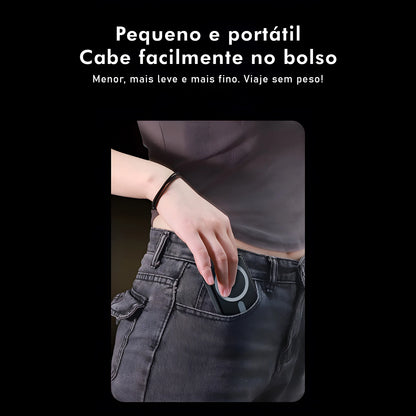 Power Bank Magnético Coibel com Carregamento Sem Fio Portátil
