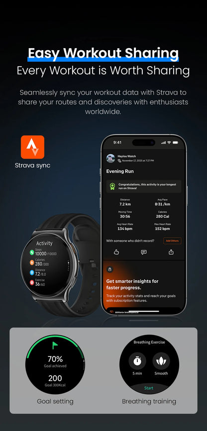 Haylou Solar Lite 2 Smartwatch AMOLED