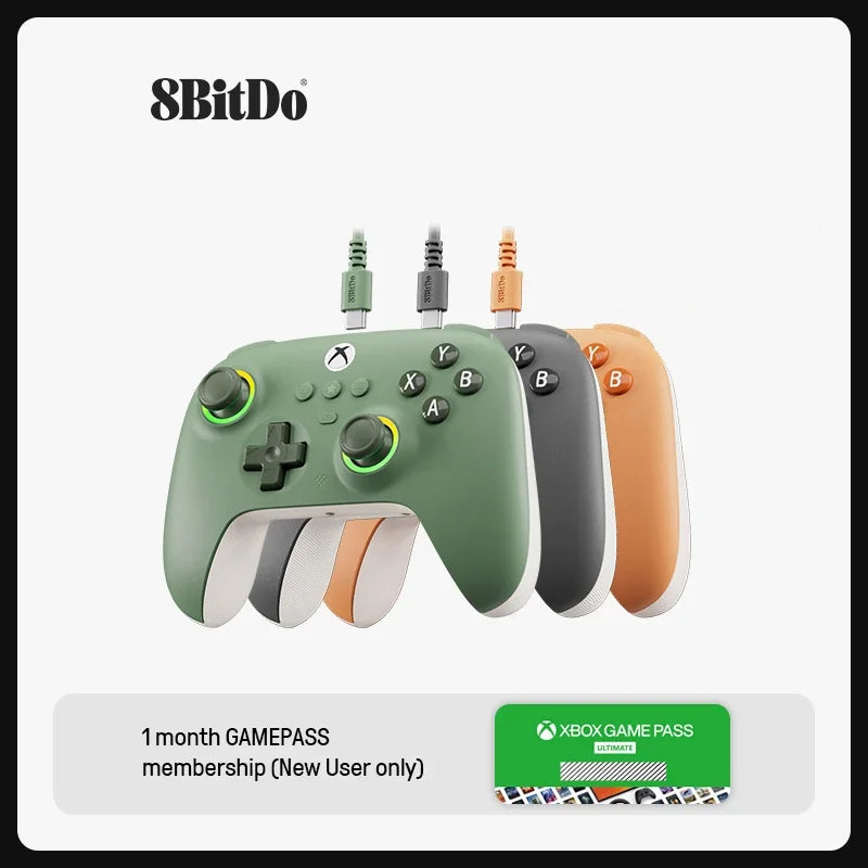 Controle Gamer 8BitDo Ultimate C com Fio para Xbox RGB e Hall