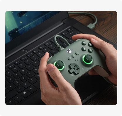 Controle Gamer 8BitDo Ultimate C com Fio para Xbox RGB e Hall