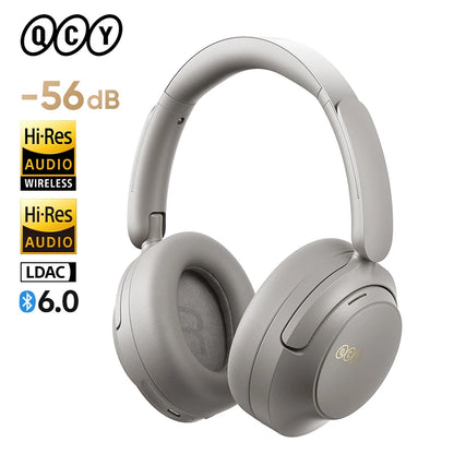 Headphone QCY H3S Hi-Res LDAC ANC Adaptativo Bluetooth 6.0 com Áudio Espacial