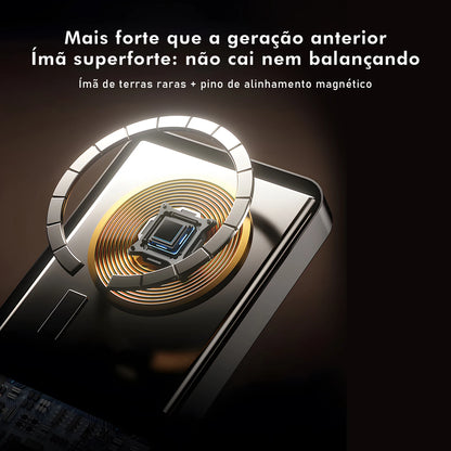 Power Bank Magnético Coibel com Carregamento Sem Fio Portátil